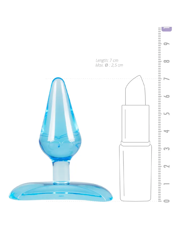 Hard Candy Perfekt für das erste Mal Analspiel Blau - Mini-Analdildo 3 [full]