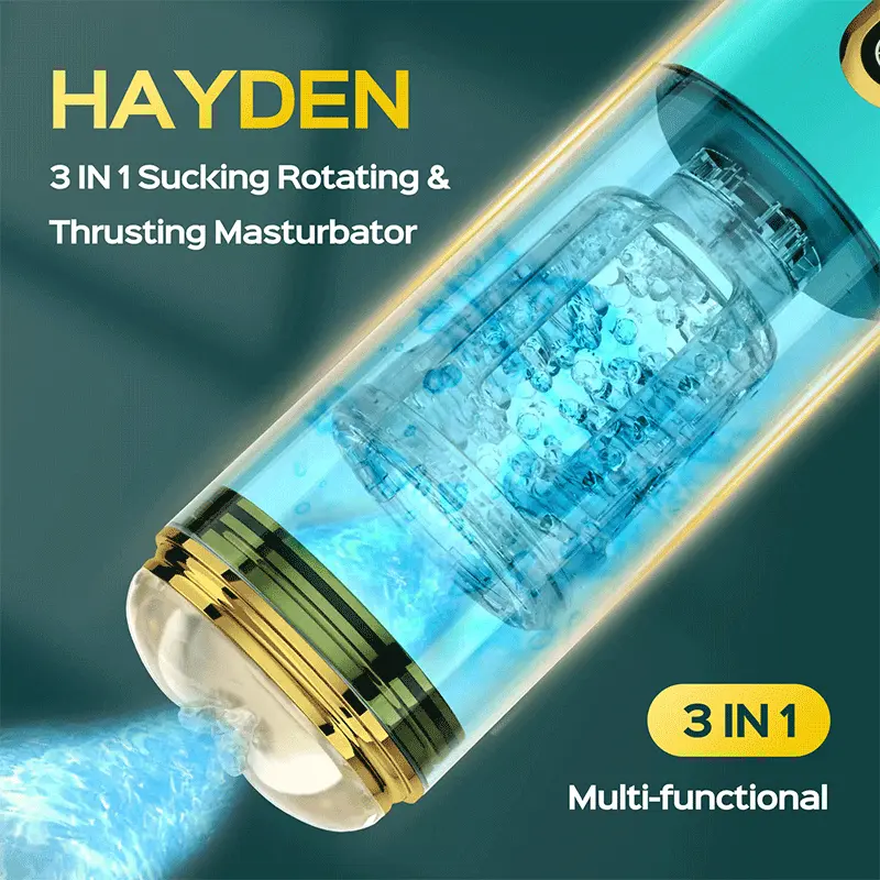 Hayden Rotating Male Masturbator & Automatic Stroker - Automatischer Masturbator 4 [full]