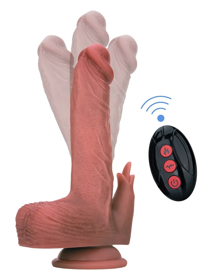 Heated Thrusting & Rotating Dildo With Clitoral Stimulation - Vibrierender Dildo 1 [full]