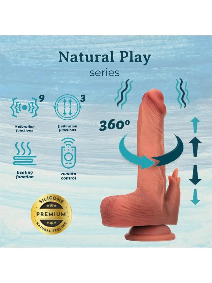 Heated Thrusting & Rotating Dildo With Clitoral Stimulation - Vibrierender Dildo 3 [full]