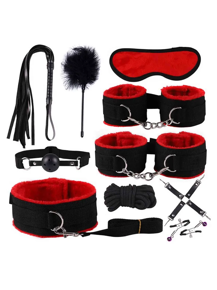 Hidden Desire BDSM Chest Black/Red - Bondage-Set 2 [full]