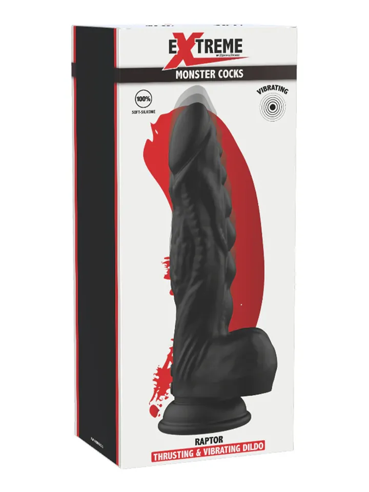 Hidden Desire Raptor Monster Vibrating Dildo 23 cm - Monster-Dildo 4 [full]