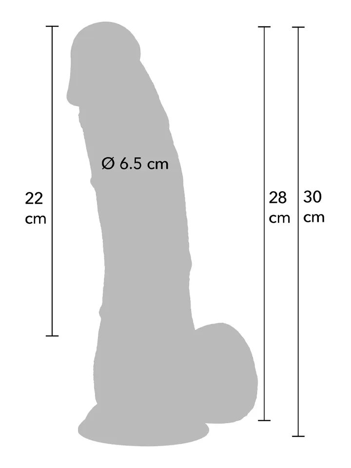 Hidden Desire Realistic Dildo 30 cm - Realistischer Dildo 4 [full]