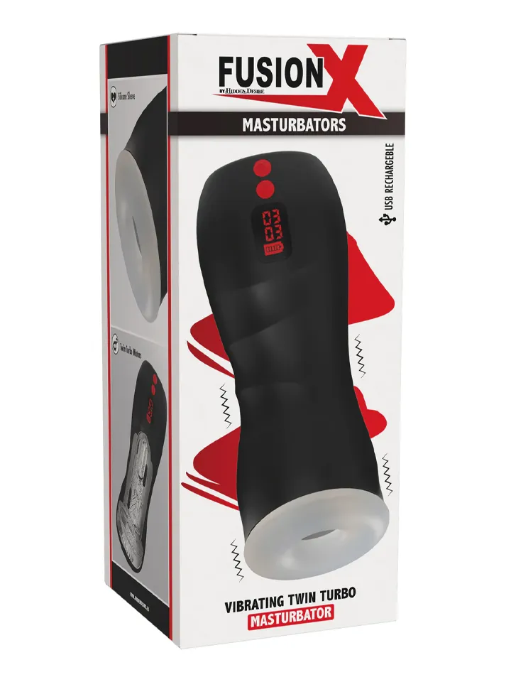 Hidden Desire Vibrating Twin Turbo Masturbator - Vibrations-Masturbator 5 [full]