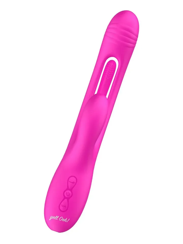 Hit-Me Baby Rabbit Vibrator With Flickering Tongue - Rabbit-Vibrator 2 [full]