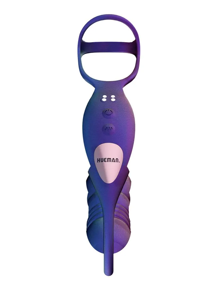 Hueman Deep Impact Cock & Ball Ring - Prostatavibrator mit Penisring 3 [full]