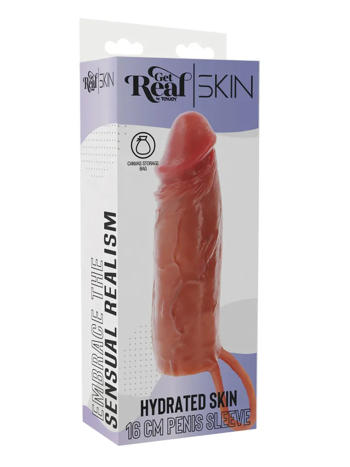 Hydrated Skin Penis Sleeve Silicone 16 cm - Penisverlängerung/Penishülle 5 [full]