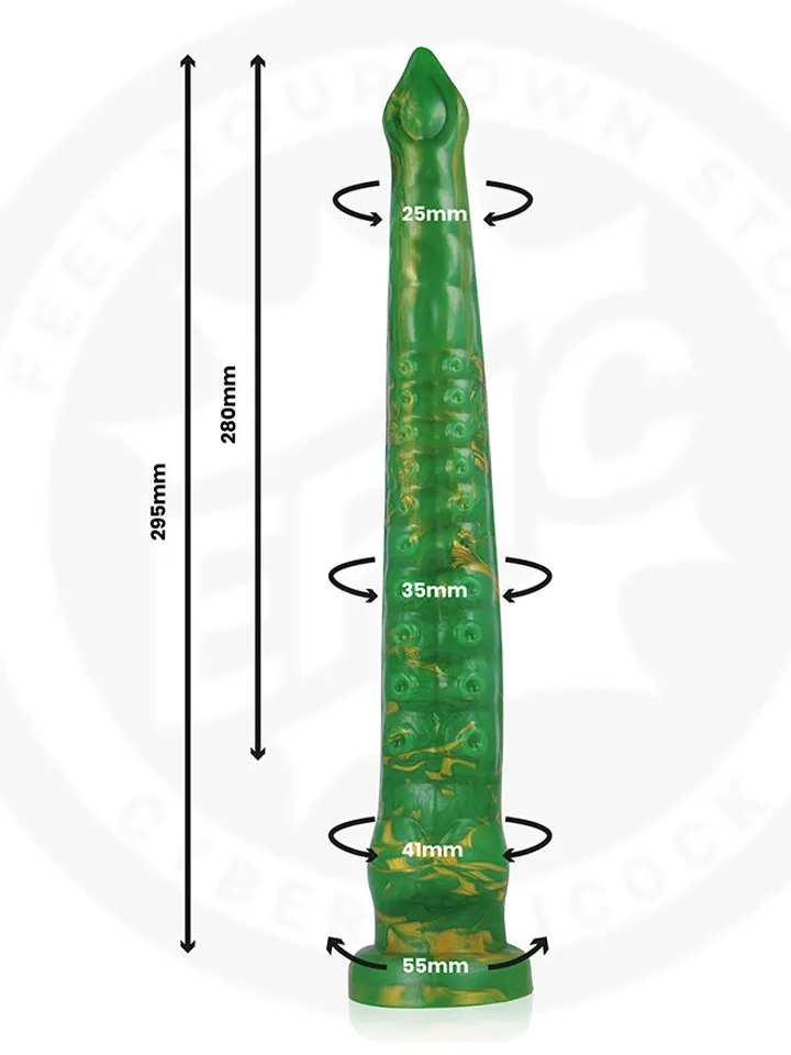 Hylos Green Flash Dildo 29,5 cm - Drachen-Dildo 2 [full]
