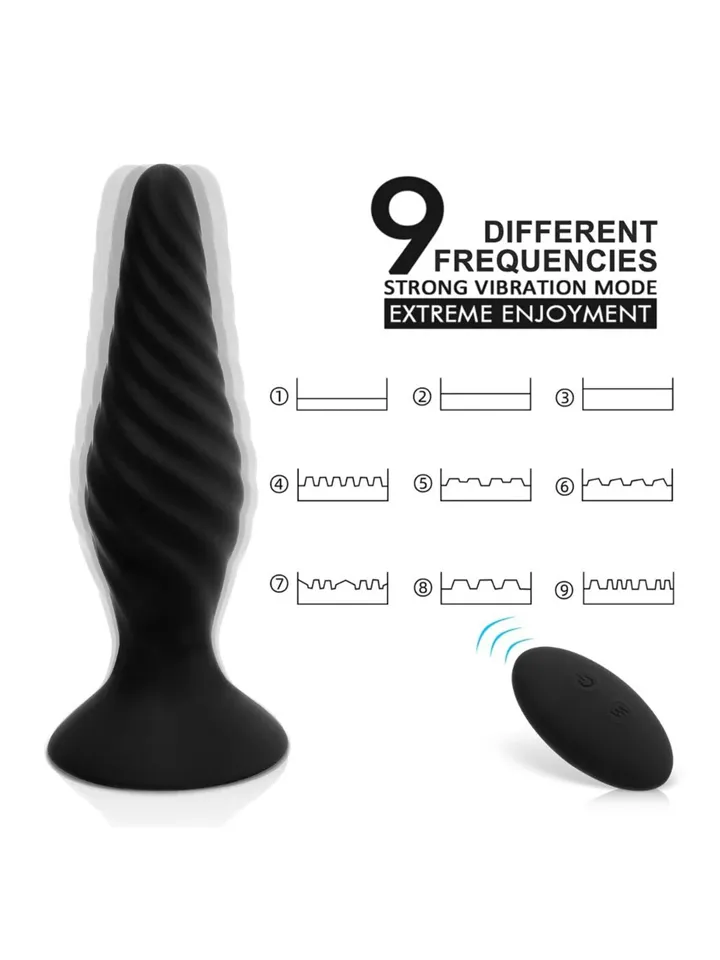 Idris Vibrating Anal Plug Set - Analspielzeug im Set 2 [full]
