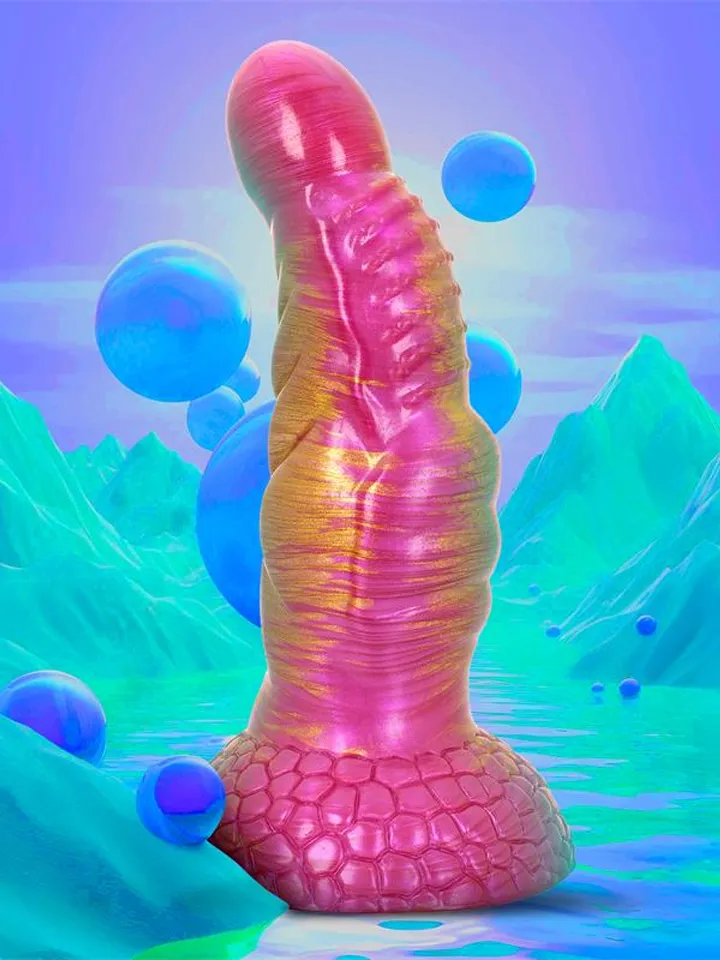 Ignitor Liquid Silicone Dildo 18,3 cm - Drachen-Dildo 2 [full]