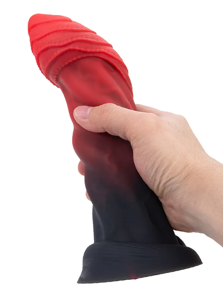 Infernal Goliath – Geriffelter Monster-Silikon-Dildo 25 cm - Drachen-Dildo 2 [full]