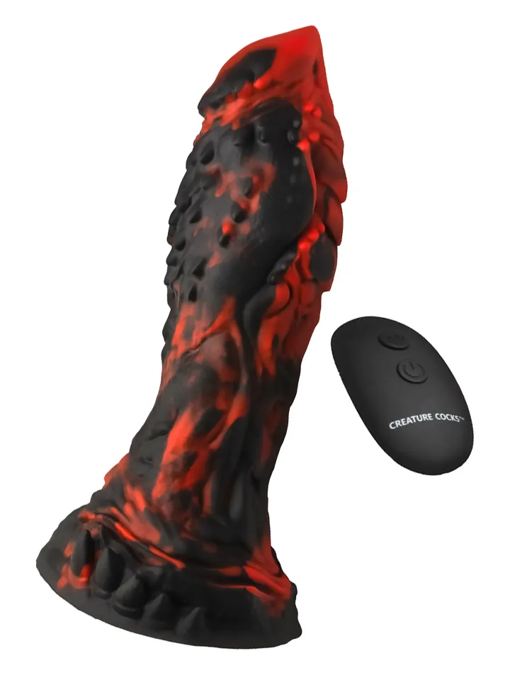 Inferno Cock Vibrating Silicone Dildo 20 cm - Monster-Dildo 4 [full]