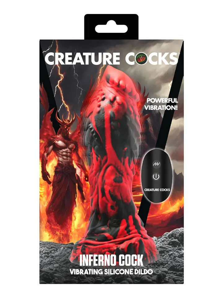 Inferno Cock Vibrating Silicone Dildo 20 cm - Monster-Dildo 5 [full]