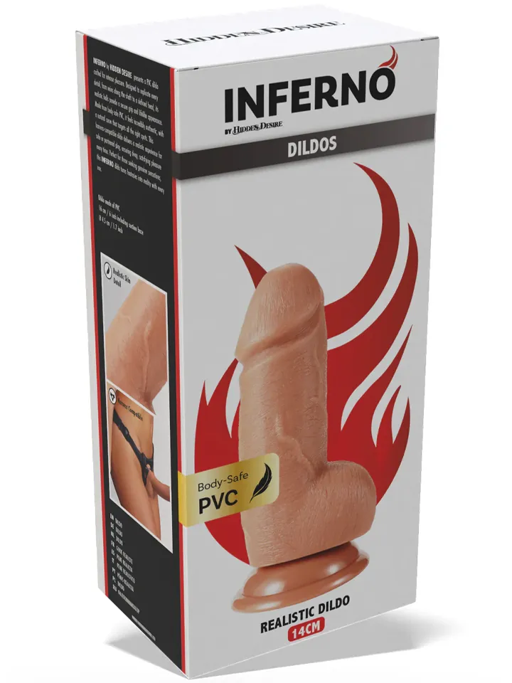 Inferno Realistic Dildo 16 cm - Realistischer Dildo 4