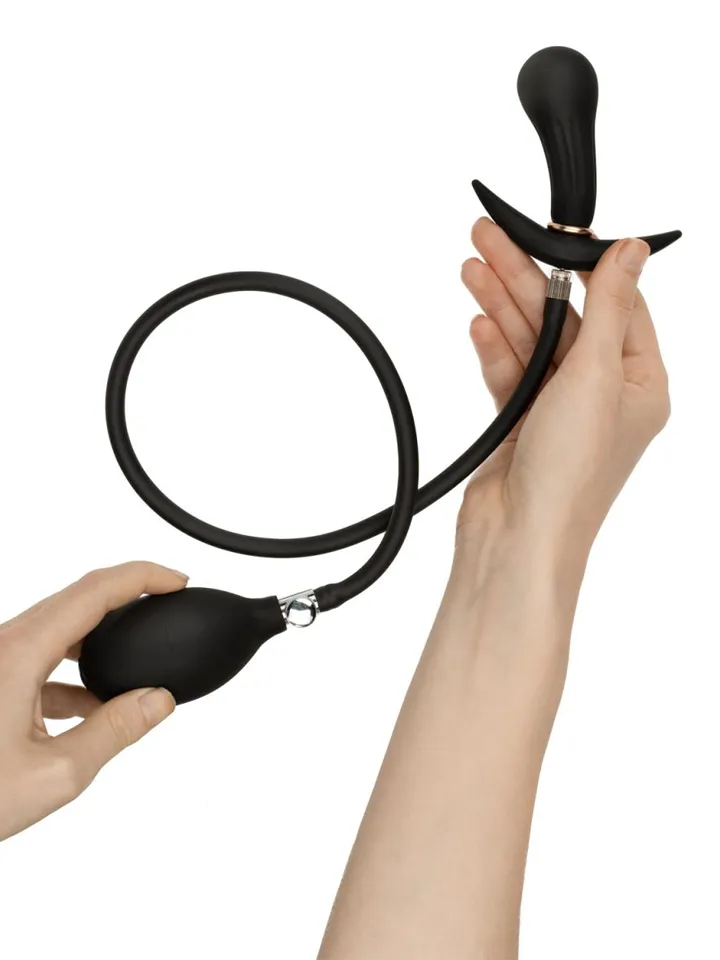 Inflatable Butt Plug With Pump 8 cm - Aufblasbarer Analplug 3 [full]