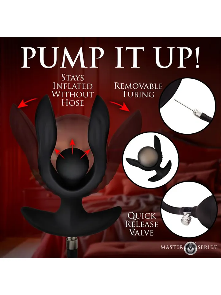 Inflatable Vibrating Butt Plug With Remote - Aufblasbarer Analplug 3 [full]