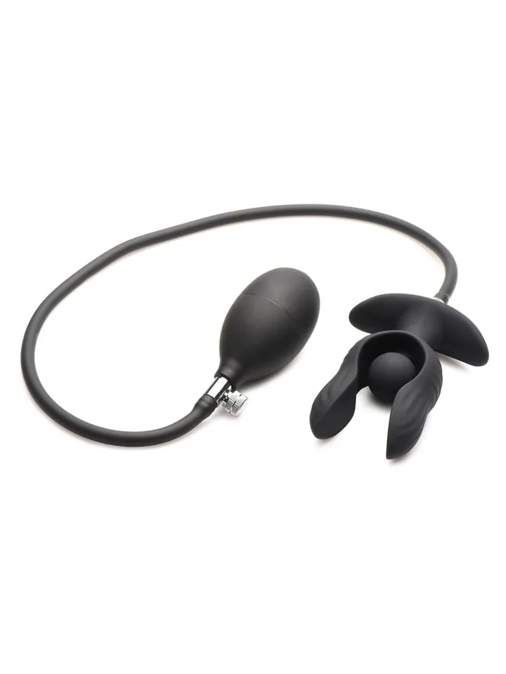 Inflatable Vibrating Butt Plug With Remote - Aufblasbarer Analplug 4 [full]