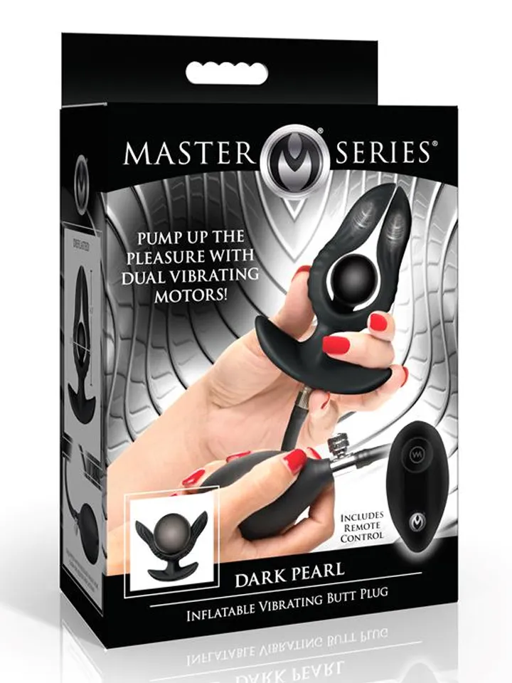 Inflatable Vibrating Butt Plug With Remote - Aufblasbarer Analplug 5 [full]