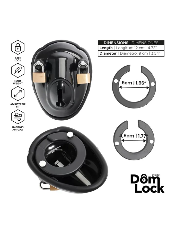 Inmate Chastity Cage With Spacers - Keuschheitskäfig 3 [full]