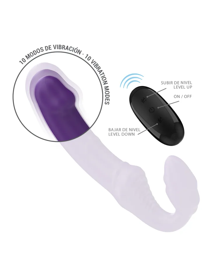 Intense Jill Double Vibrator 20 cm - Vibrierender Dildo 4 [full]