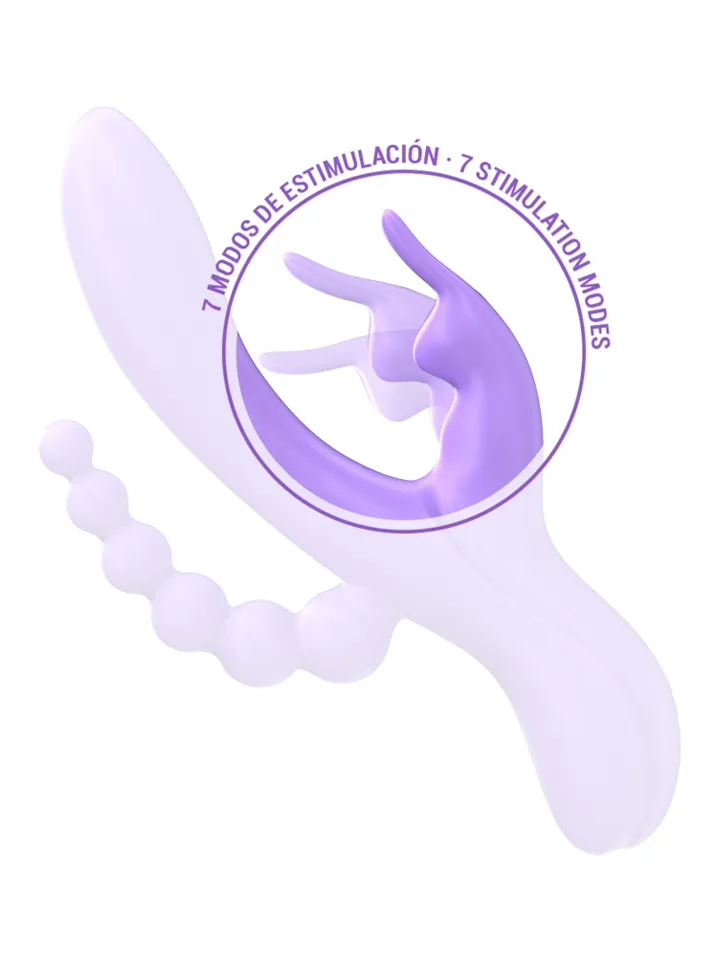 Intense Miko Triple Vibrator Rabbit & Stimulator & Anal - Rabbit-Vibrator 3 [full]