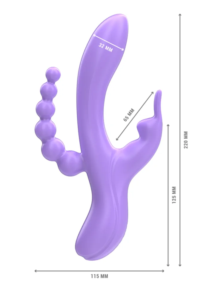 Intense Miko Triple Vibrator Rabbit & Stimulator & Anal - Rabbit-Vibrator 5 [full]