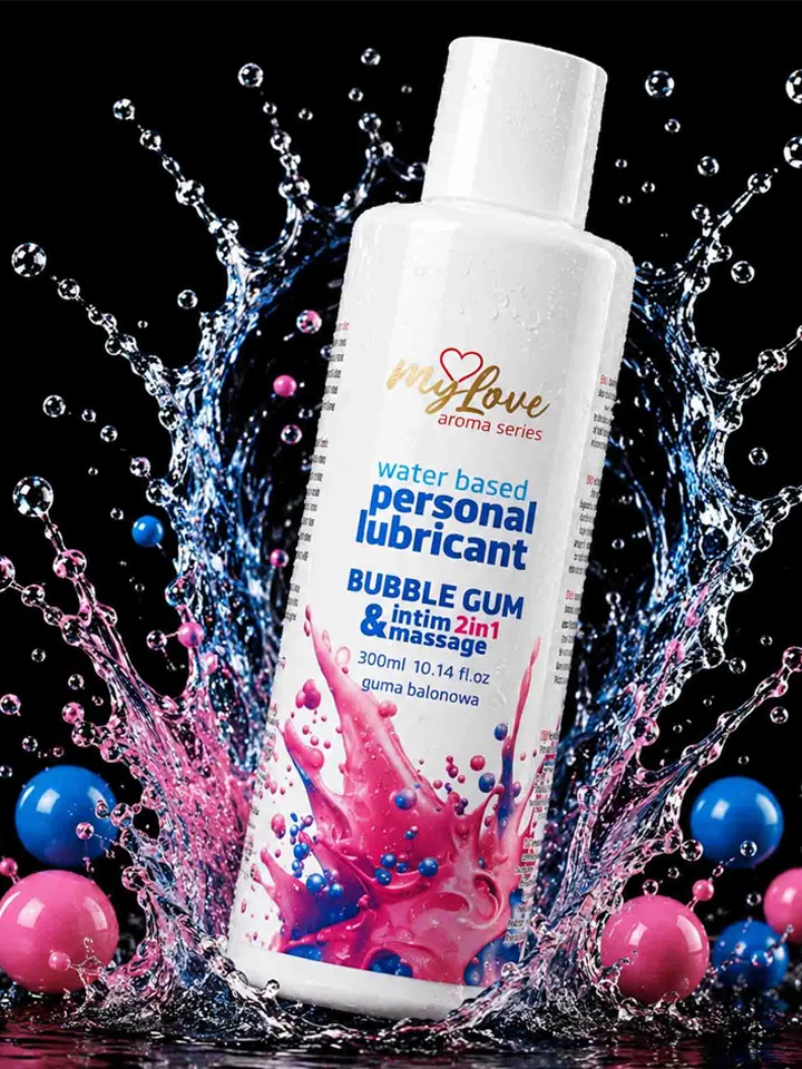 Intim & Massage Lubricant Bubble Gum 300 ml - Gleitmittel & Massagelotion 1 [full]