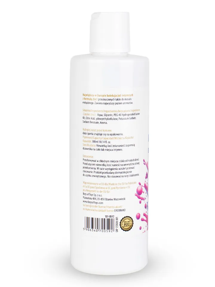 Intim & Massage Lubricant Bubble Gum 300 ml - Gleitmittel & Massagelotion 2 [full]
