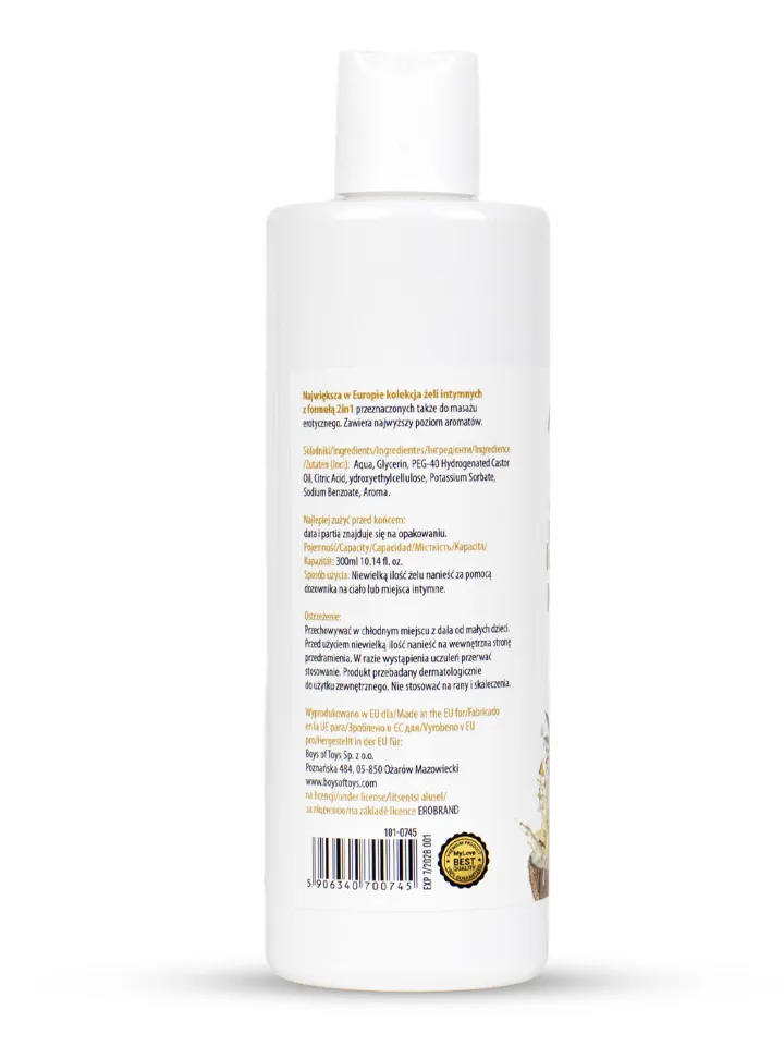 Intim & Massage Lubricant Malibu 300 ml - Gleitmittel & Massagelotion 2 [full]