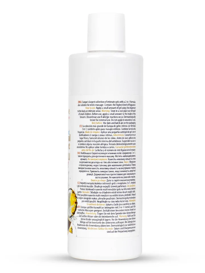 Intim & Massage Lubricant Malibu 300 ml - Gleitmittel & Massagelotion 3 [full]