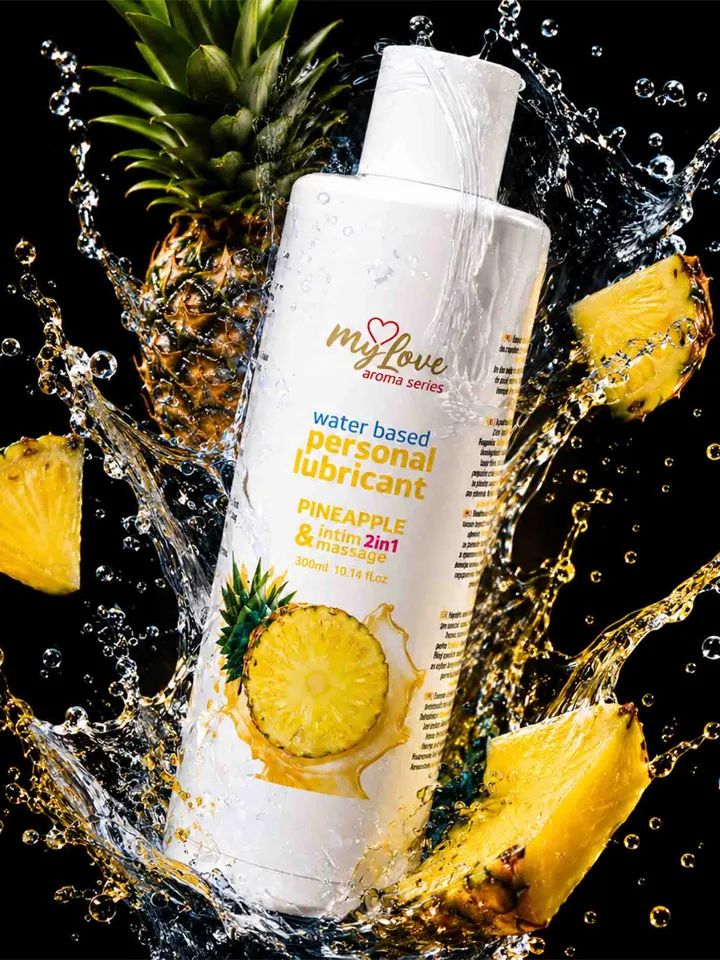 Intim & Massage Lubricant Pineapple 300 ml - Gleitmittel & Massagelotion 1 [full]
