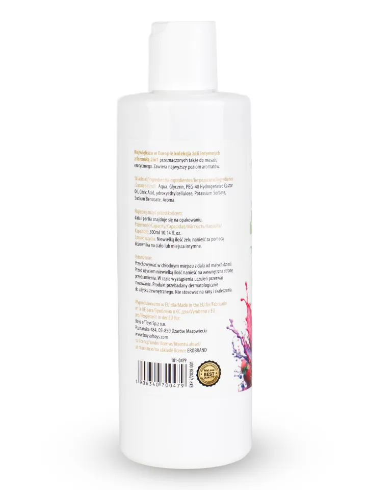 Intim & Massage Lubricant Tutti-Frutti 300 ml - Gleitmittel & Massagelotion 2 [full]