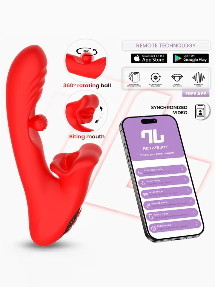 IntoYou Franky – Biting & Rotating Ball Vibrator mit App - App-gesteuerter Kaninchen-Vibrator 1 [full]