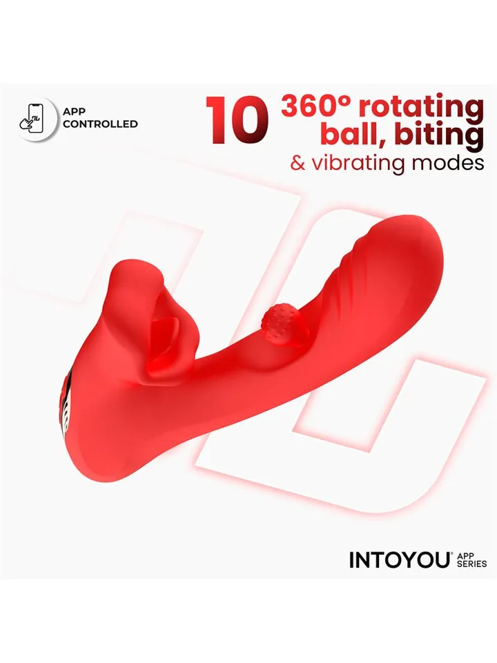 IntoYou Franky – Biting & Rotating Ball Vibrator mit App - App-gesteuerter Kaninchen-Vibrator 2 [full]