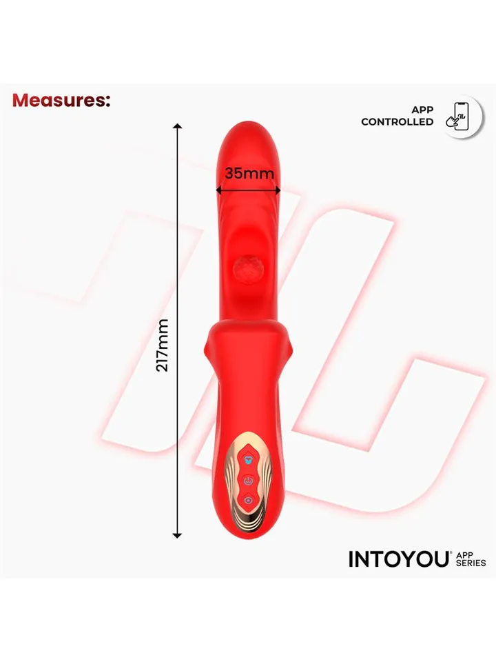 IntoYou Franky – Biting & Rotating Ball Vibrator mit App - App-gesteuerter Kaninchen-Vibrator 3 [full]