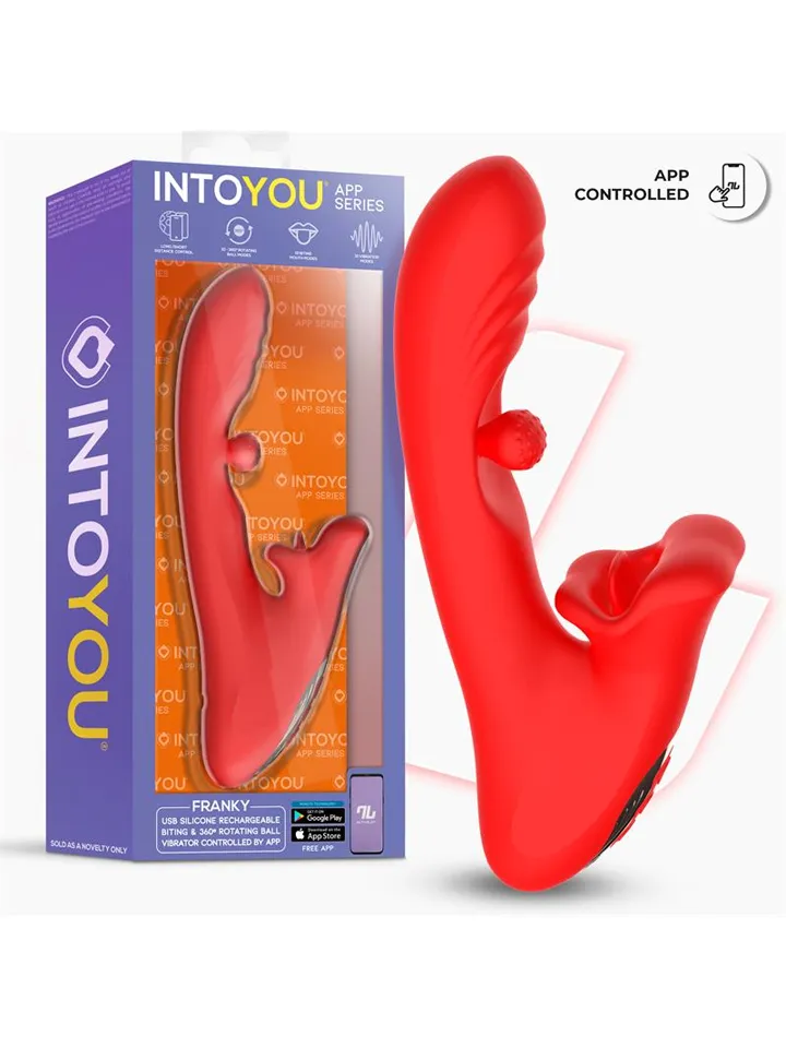 IntoYou Franky – Biting & Rotating Ball Vibrator mit App - App-gesteuerter Kaninchen-Vibrator 4 [full]