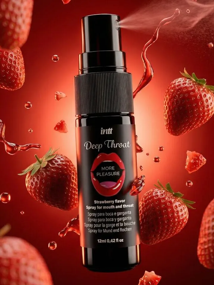 Intt Deep Throat Spray Strawberry 12 ml - Betäubendes Spray 2 [full]