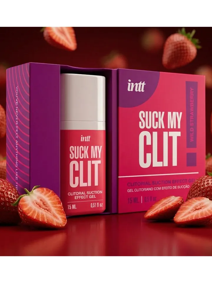 Intt Suck My Clit Gel Wild Strawberry 15ml - Luststeigerndes Gel 2 [full]