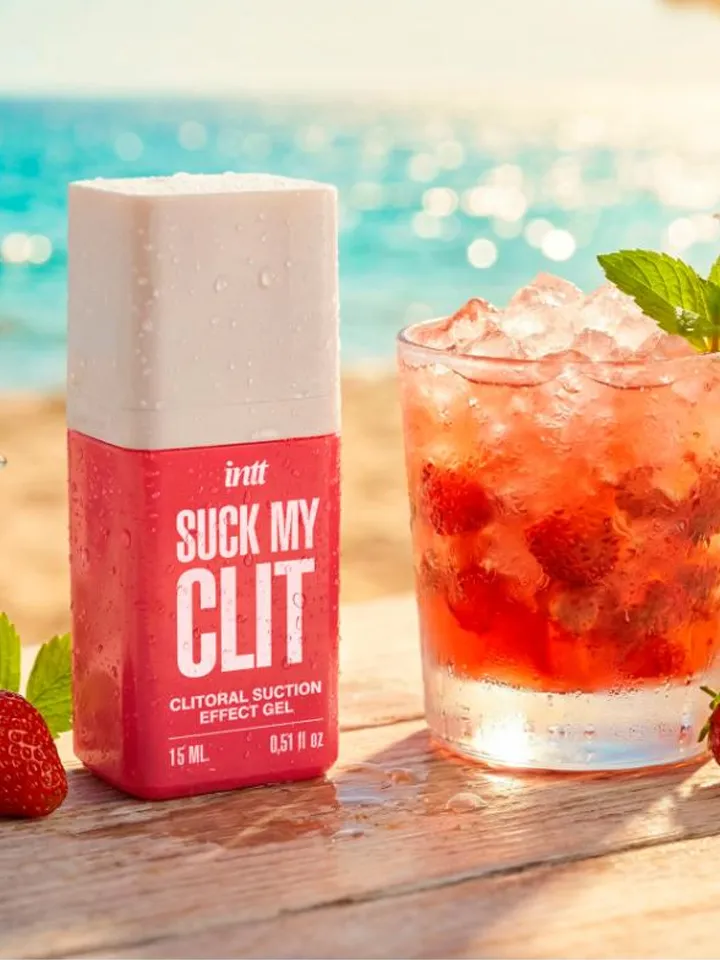 Intt Suck My Clit Gel Wild Strawberry 15ml - Luststeigerndes Gel 4 [full]