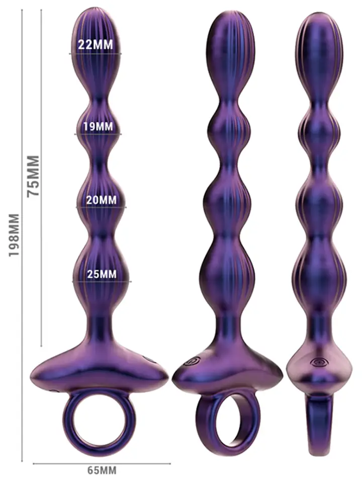 Jackie – Vibrations-Analplug mit Fernbedienung - Vibrierender Analplug 3