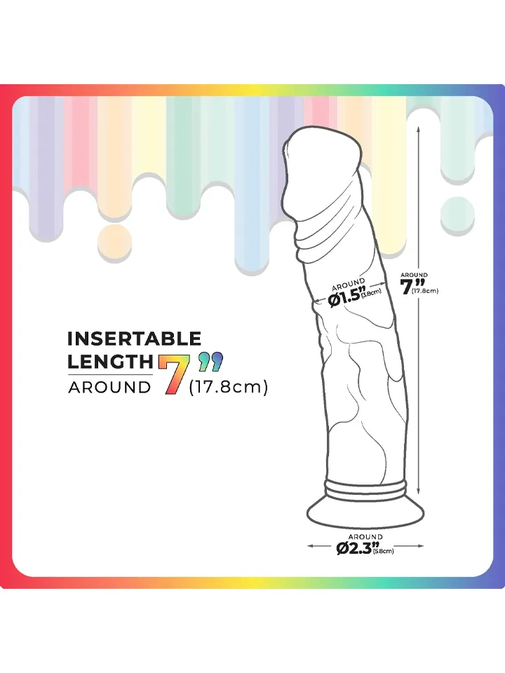 Jellildo Transparenter Dildo 18 cm - Dildo 2 [full]