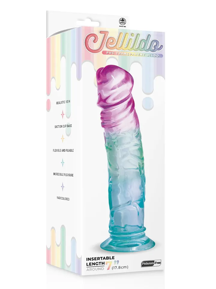 Jellildo Transparenter Dildo 18 cm - Dildo 4 [full]