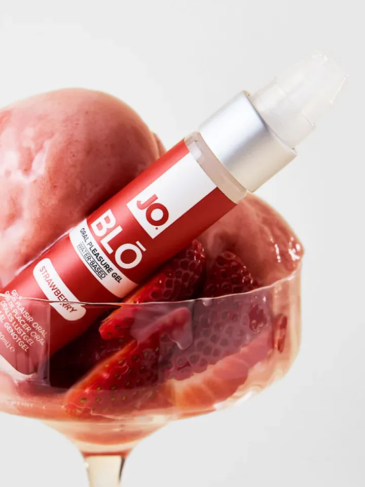 JO BLO Oral Pleasure Gel Strawberry 30ml - Besserer Oralsex 1 [full]