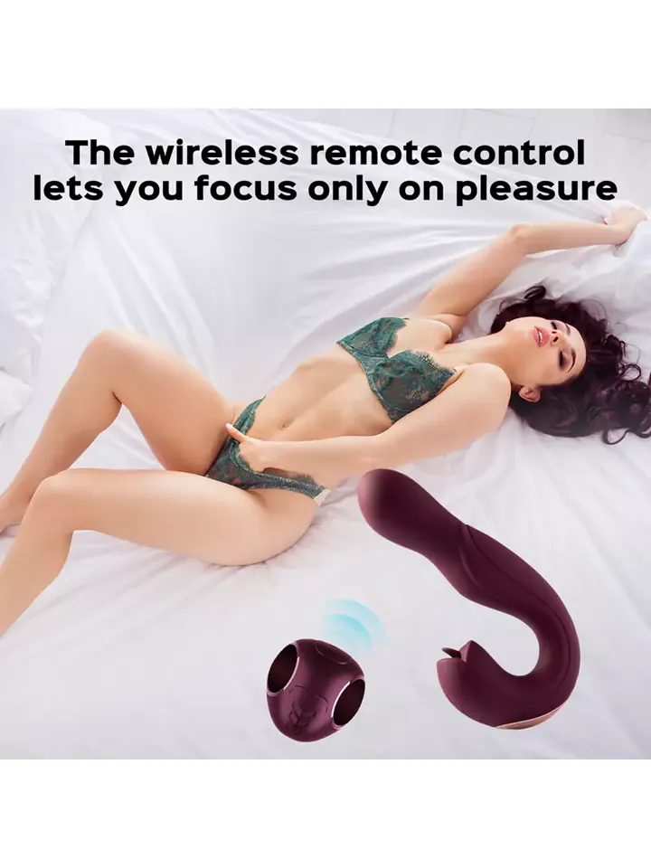 Joi Pro Rotierender G-Punkt Vibrator & Klitoris-Licker Rot - G-Punkt-Vibrator 2 [full]