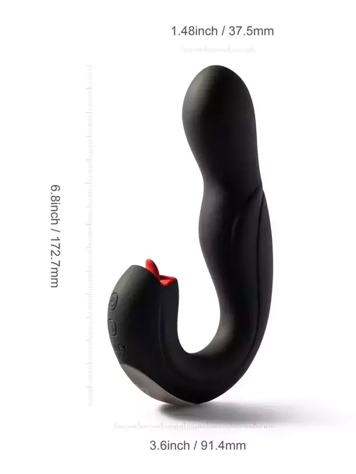 Joi Pro Rotierender G-Punkt Vibrator & Klitoris-Licker Rot - G-Punkt-Vibrator 5 [full]