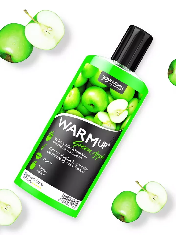 Joydivision WARMup Massageöl Grüner Apfel 150 ml - Massageöl Apfel 2 [full]