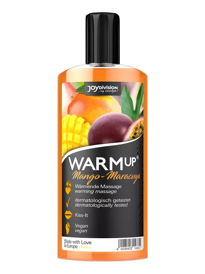 Joydivision WARMup Massageöl Mango & Maracuja 150ml - Massageöl Mango-Passionsfrucht 1 [full]