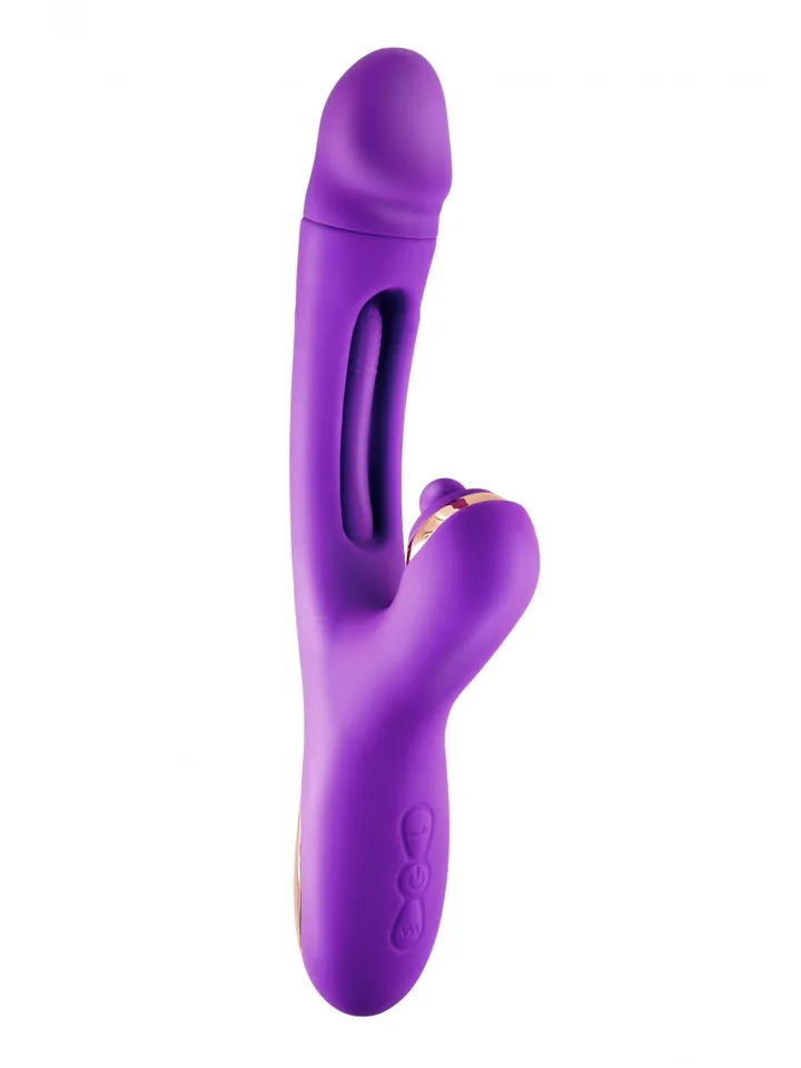 Joyfully Triple Stimulation Vibrator Purple - Rabbit-Vibrator 2 [full]