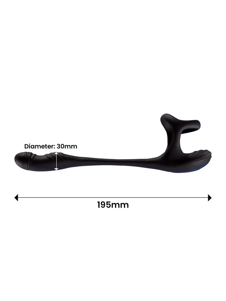 Kamber Waving Vibrating Anal Plug & Cockring - Analplug mit Penisring 5 [full]