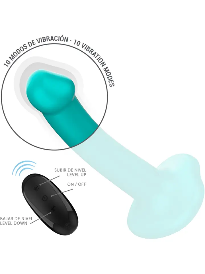 Katie Vibrator – 10 Vibrationsmodi & Fernbedienung - Vibrierender Dildo 5